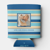 最高のパパストライプの写真 缶クーラー (裏面)
