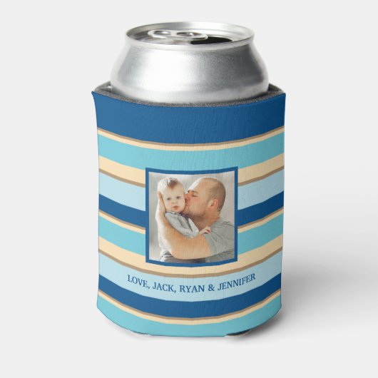 最高のパパストライプの写真 缶クーラー (缶裏面)
