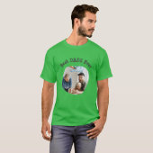 最高のパパズEver LGBTQは正方形の写真をアップロード Tシャツ (正面フル)