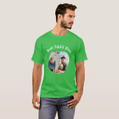 最高のパパズEver LGBTQは正方形の写真をアップロード Tシャツ (正面フル)