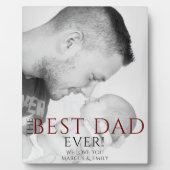 最高のパパタイポグラフィフルフォト フォトプラーク (正面)