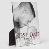 最高のパパタイポグラフィフルフォト フォトプラーク (側面)