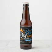 最高のパパタイポグラフィ年成立 ビールラベル (正面)