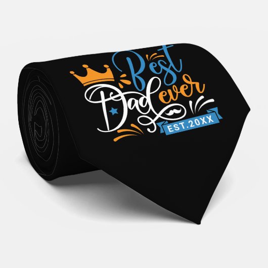最高のパパタイポグラフィ ネクタイ (ロール)