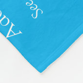 最高のパパダディ父親の定義おもしろいスカイブルー フリースブランケット (角)