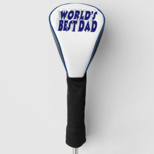 最高のパパダークブルー3d文字 ゴルフヘッドカバー