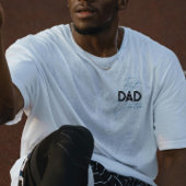 最高のパパトレンディーギフト名パーソナライズされた父の日 Tシャツ