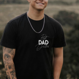 最高のパパトレンディーギフト名パーソナライズされた父の日 Tシャツ