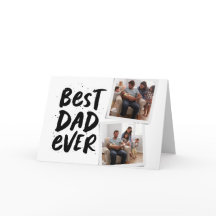 最高のパパトレンディー2枚フォトブラック父の日