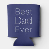 最高のパパネイビー青白ミニマリストクール 缶クーラー (裏面)