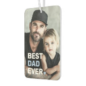 最高のパパハートの父の日 カーエアーフレッシュナー (左)