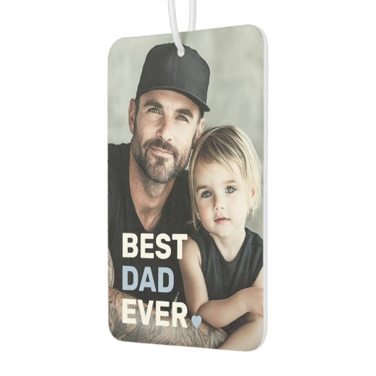 最高のパパハートの父の日 カーエアーフレッシュナー (左)