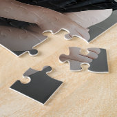 最高のパパハートの父の日 ジグソーパズル (側面)