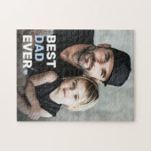 最高のパパハートの父の日 ジグソーパズル (横)