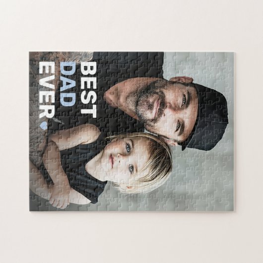 最高のパパハートの父の日 ジグソーパズル (横)