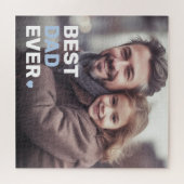 最高のパパハートの父の日 ジグソーパズル (横)