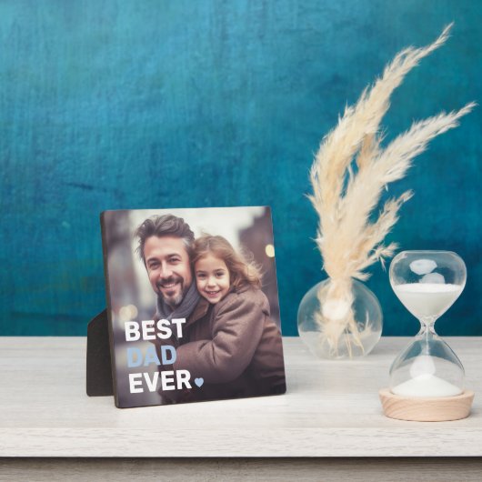 最高のパパハートの父の日 フォトプラーク (インサイチュ)