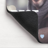 最高のパパハートの父の日 マウスパッド (コーナー)