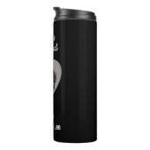 最高のパパハート写真父の日顔写真 タンブラー (回転右)