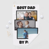 最高のパパバイパーのコラージュ写真カスタム集 ゴルフタオル (インサイチュ)