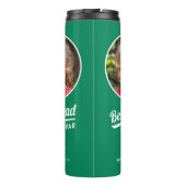 最高のパパバイパーカスタムキッズフォトゴルフグリーン タンブラー (裏面)