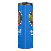 最高のパパバイパーカスタムキッズフォトゴルフブルー タンブラー (裏面)