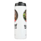 最高のパパバイパーカスタムキッズフォトゴルフホワイト タンブラー (正面)