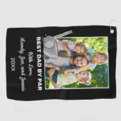 最高のパパバイパーカスタムフォトゴルフタオル ゴルフタオル (横)