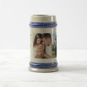 最高のパパバイパーカスタムル写真お父さんの日 ビールジョッキ (中央)