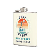 最高のパパバイパーカスタムレトロから娘ゴルフ フラスク (左)