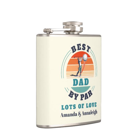 最高のパパバイパーカスタムレトロから娘ゴルフ フラスク (右)