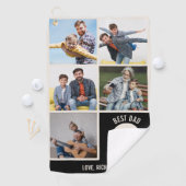 最高のパパバイパーカスタム5 Photo Collage ゴルフタオル (インサイチュ)