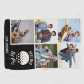 最高のパパバイパーカスタム5 Photo Collage ゴルフタオル (横)