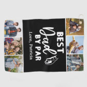 最高のパパバイパーカスタム6 Photo Father's day ゴルフタオル (横)