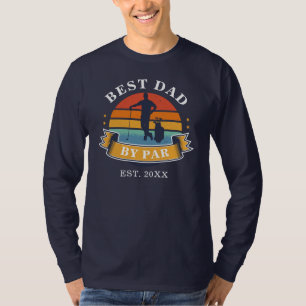 最高のパパバイパーキュートゴルフ恋人カスタム Tシャツ