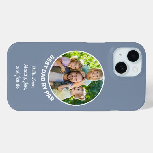 最高のパパバイパーゴルフことわざカスタム写真 Case-Mate iPhoneケース (裏面 (横))