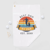 最高のパパバイパーゴルファーの父の日ファミリーゲーム ゴルフタオル (インサイチュ)