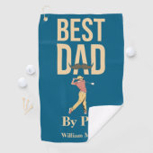 最高のパパバイパーゴルフスイングムスタッシュおもしろい ゴルフタオル (インサイチュ)