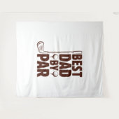 最高のパパバイパーゴルフパパ タペストリー (正面(横))