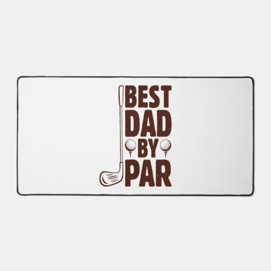 最高のパパバイパーゴルフパパ デスクマット (正面)