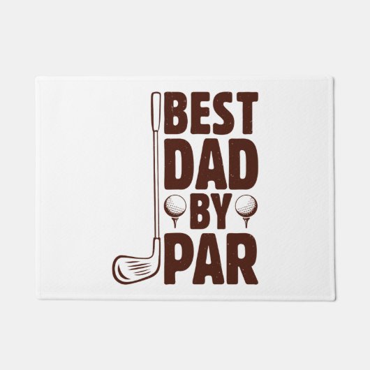 最高のパパバイパーゴルフパパ ドアマット (正面)