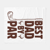 最高のパパバイパーゴルフパパ フリースブランケット (正面(横))