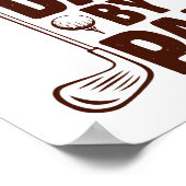 最高のパパバイパーゴルフパパ ポスター (角)