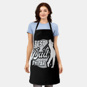 最高のパパバイパーゴルフ恋人ファーザーズデイ エプロン (着用した状態)