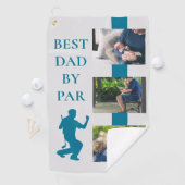 最高のパパバイパーゴルフ父フォトギフト ゴルフタオル (インサイチュ)