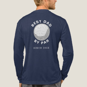 最高のパパバイパーゴルフ誕生日カスタム年 トライブレンドＴシャツ