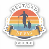 最高のパパバイパーゴルフGagレトロ シール (正面)
