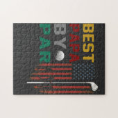 最高のパパバイパーゴルフTシャツ ジグソーパズル (横)