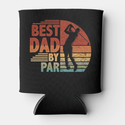 最高のパパバイパーダディーファーデイギフトゴルフ 缶クーラー (正面)