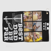 最高のパパバイパーディスクゴルフフリスビーカスタム6フォト ゴルフタオル (横)